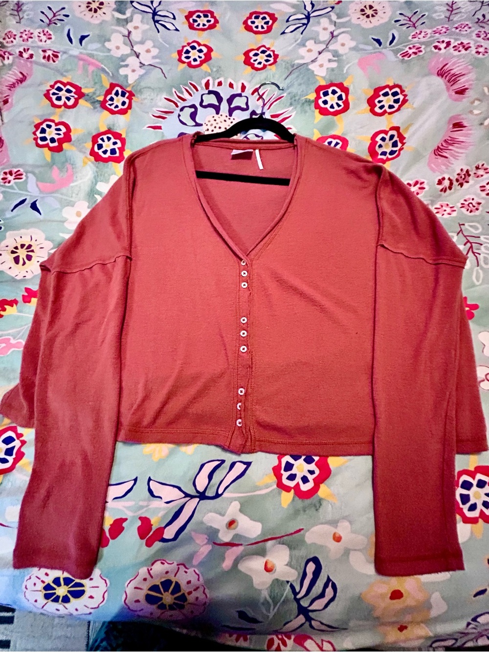 Out From Under (Urban Outfitters) Soft Long Sleeved Cropped Cardigan
